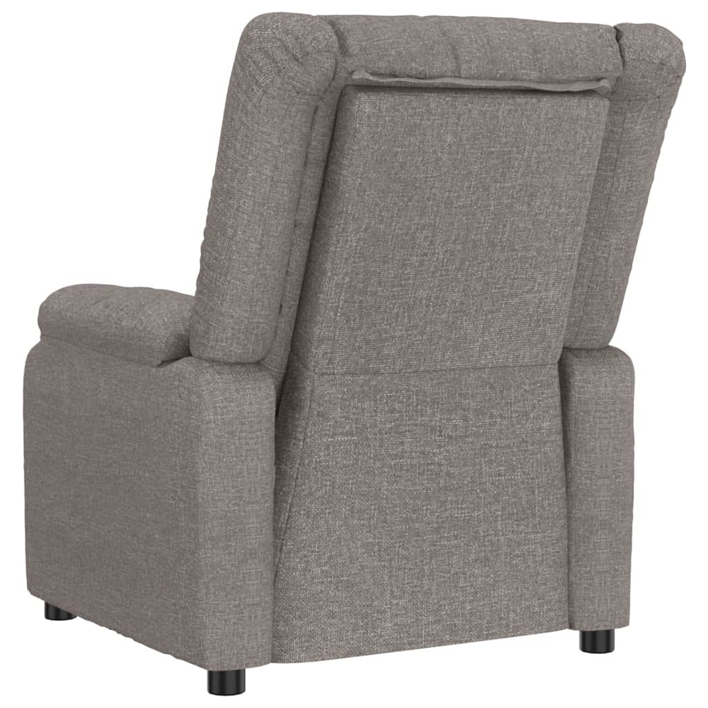 Relaxsessel Elektrisch Taupe Stoff