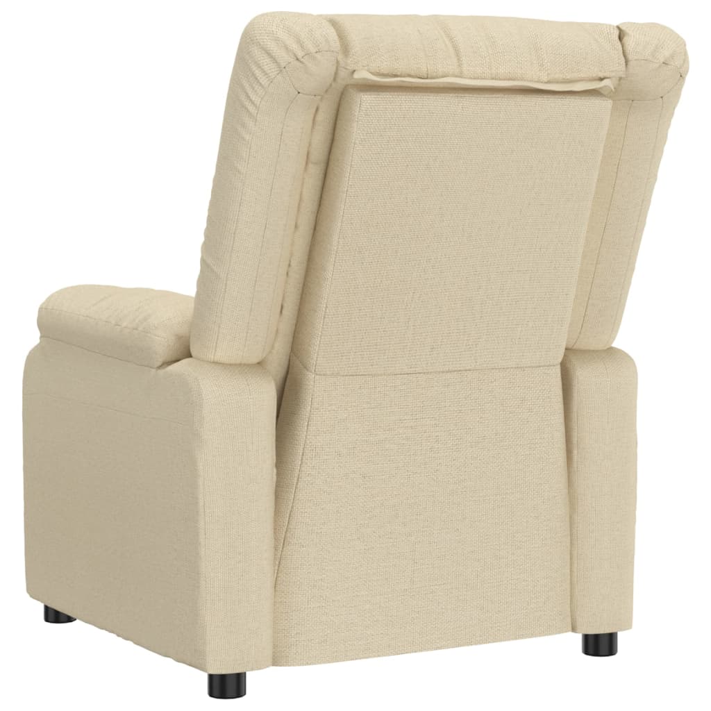 Relaxsessel Elektrisch Creme Stoff