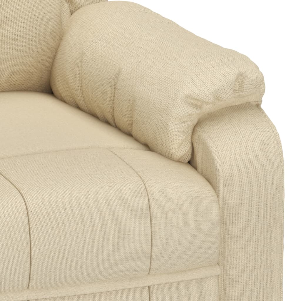 Relaxsessel Elektrisch Creme Stoff
