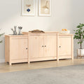 Sideboard 164 x 37 x 68 cm Massivholz Kiefer