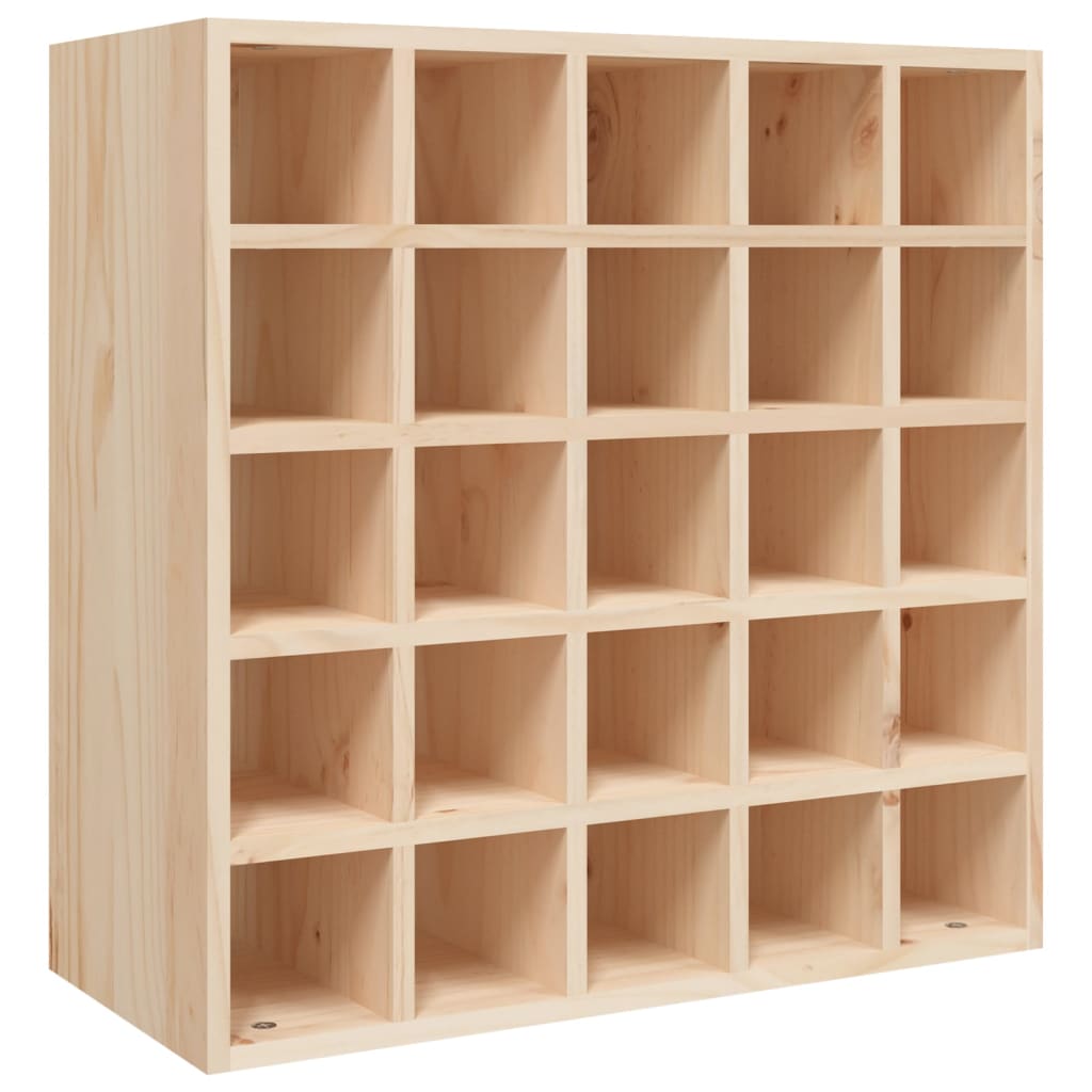 Weinschrank 56 x 25 x 56 cm Massivholz Kiefer