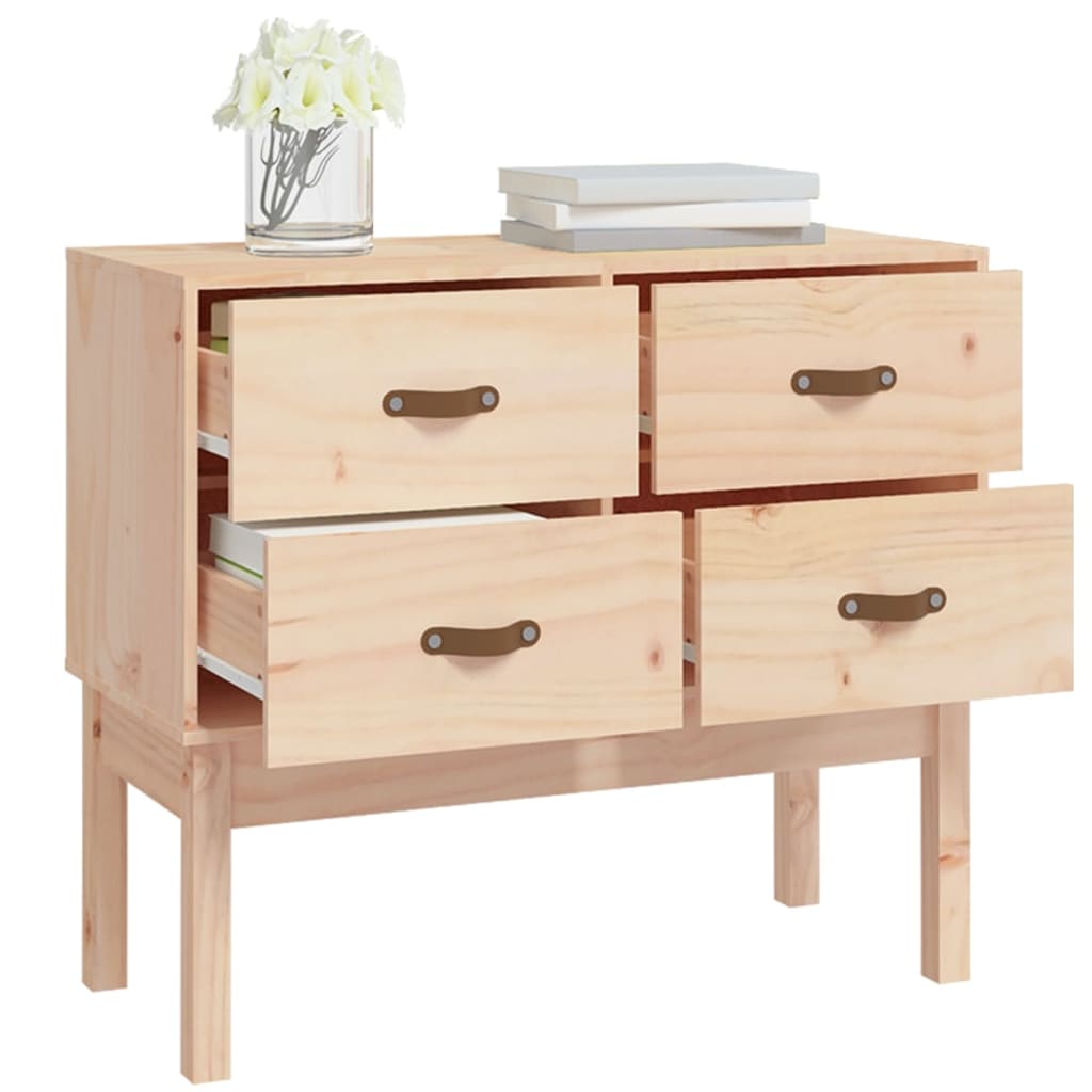 Konsolenschrank 90x40x78 cm Massivholz Kiefer