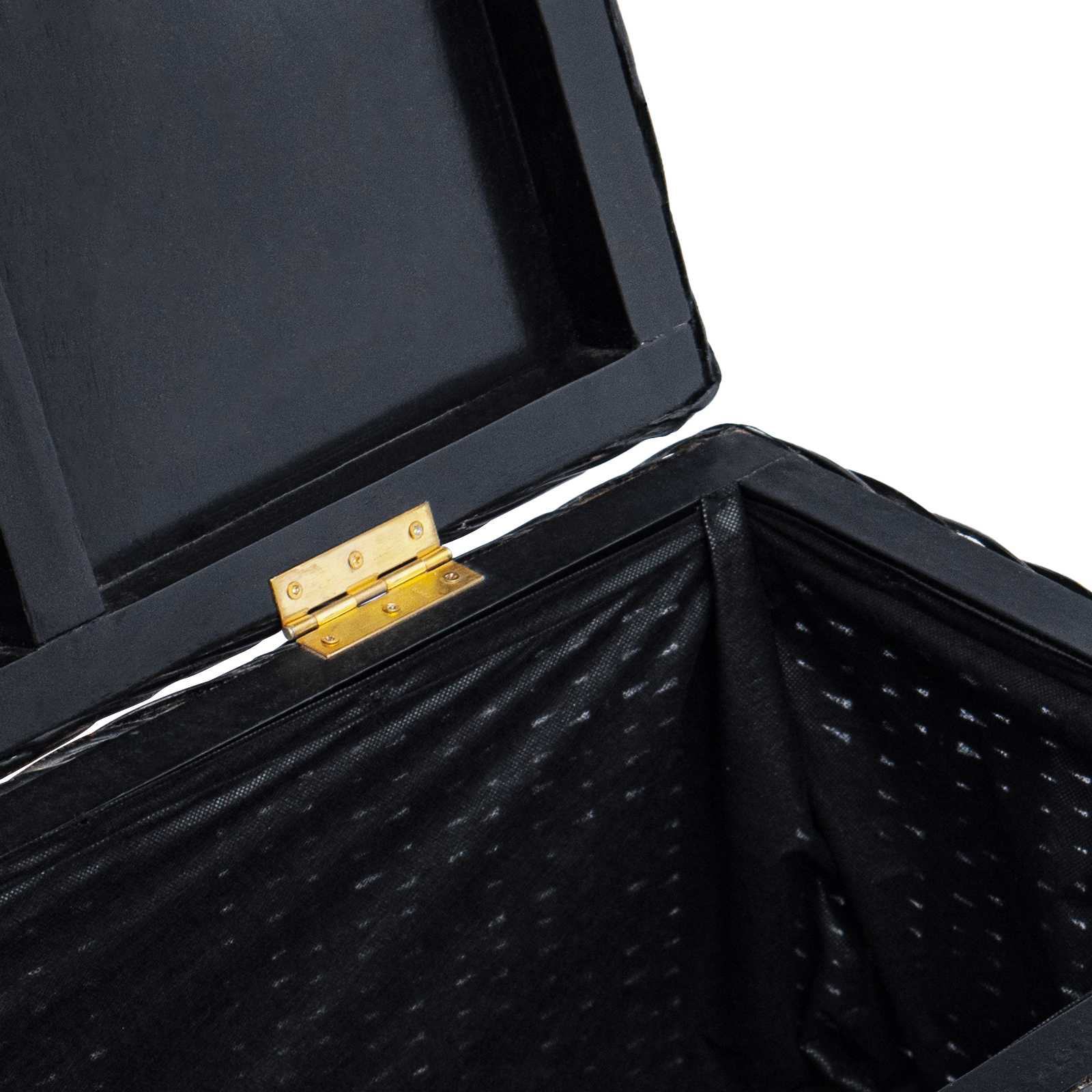 Aufbewahrungsbox mit Speicher Schwarz 110 x 35 x 45 cm