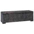 Aufbewahrungsbox mit Speicher Schwarz 110 x 35 x 45 cm