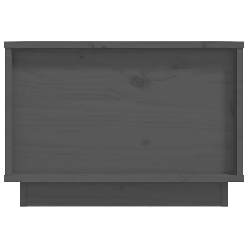 Couchtisch Grau 40x50x35 cm Massivholz Kiefer