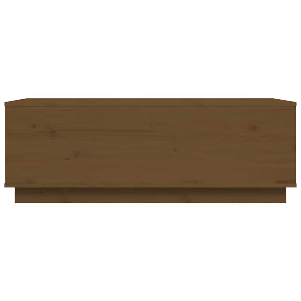 Couchtisch Honigbraun 100x50x35 cm Massivholz Kiefer