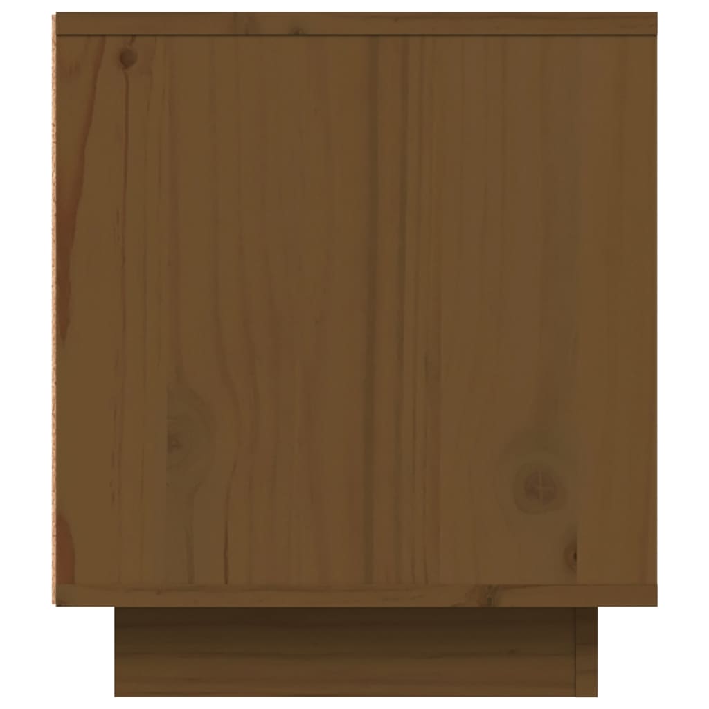TV-Schrank Honigbraun 80x35x40,5 cm Massivholz Kiefer