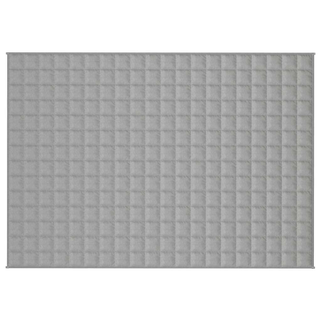 Gewichtsdecke Grau 138x200 cm 6 kg Stoff