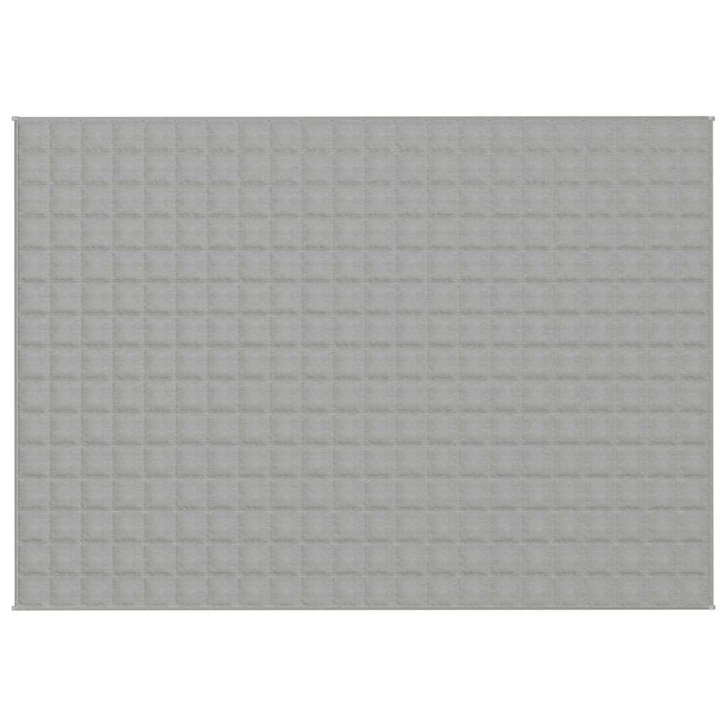 Gewichtsdecke Grau 155x220 cm 7 kg Stoff