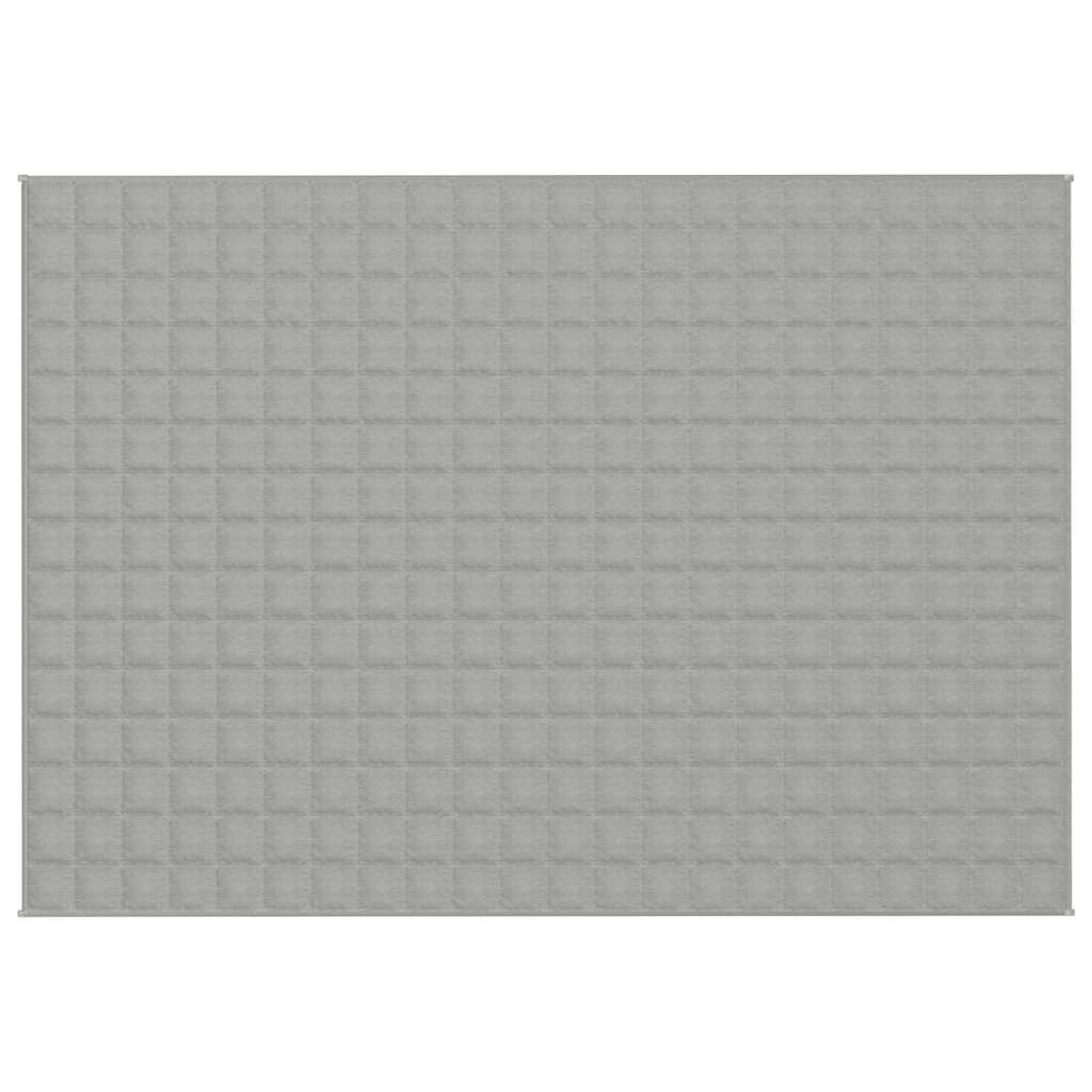 Gewichtsdecke Grau 155x220 cm 11 kg Stoff