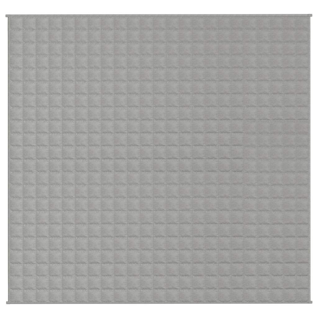 Gewichtsdecke Grau 220x235 cm 11 kg Stoff