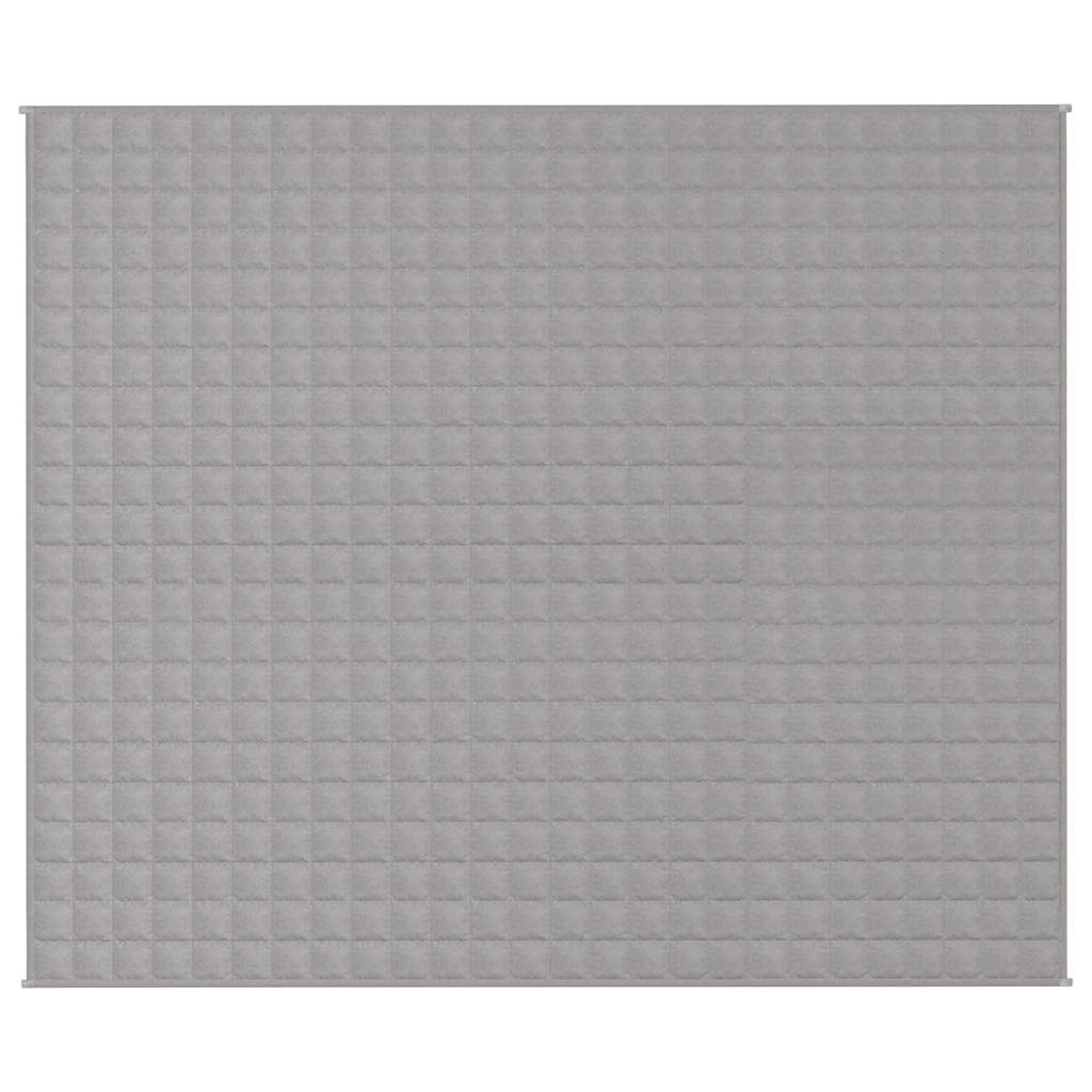 Gewichtsdecke Grau 220x260 cm 11 kg Stoff
