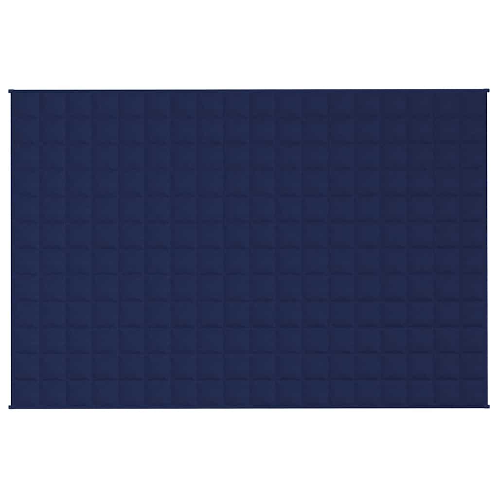 Gewichtsdecke Blau 120x180 cm 5 kg Stoff