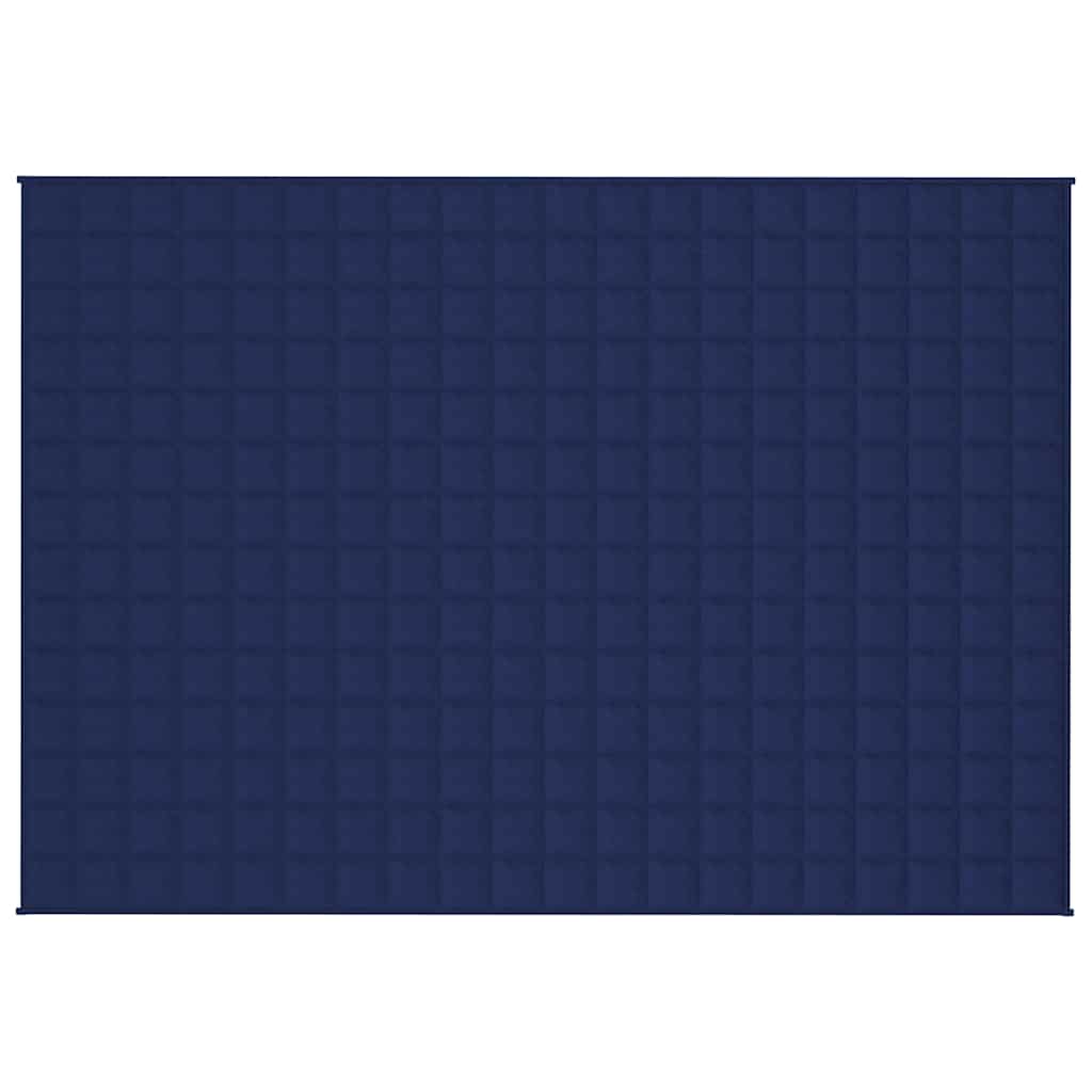 Gewichtsdecke Blau 138x200 cm 10 kg Stoff