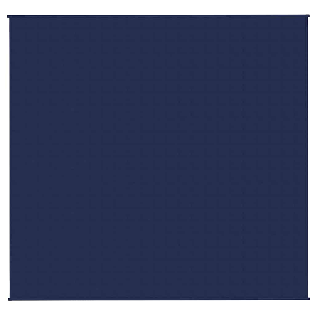 Gewichtsdecke Blau 220x235 cm 15 kg Stoff