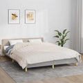 Gewichtsdecke Hellcreme 200x200 cm 9 kg Stoff