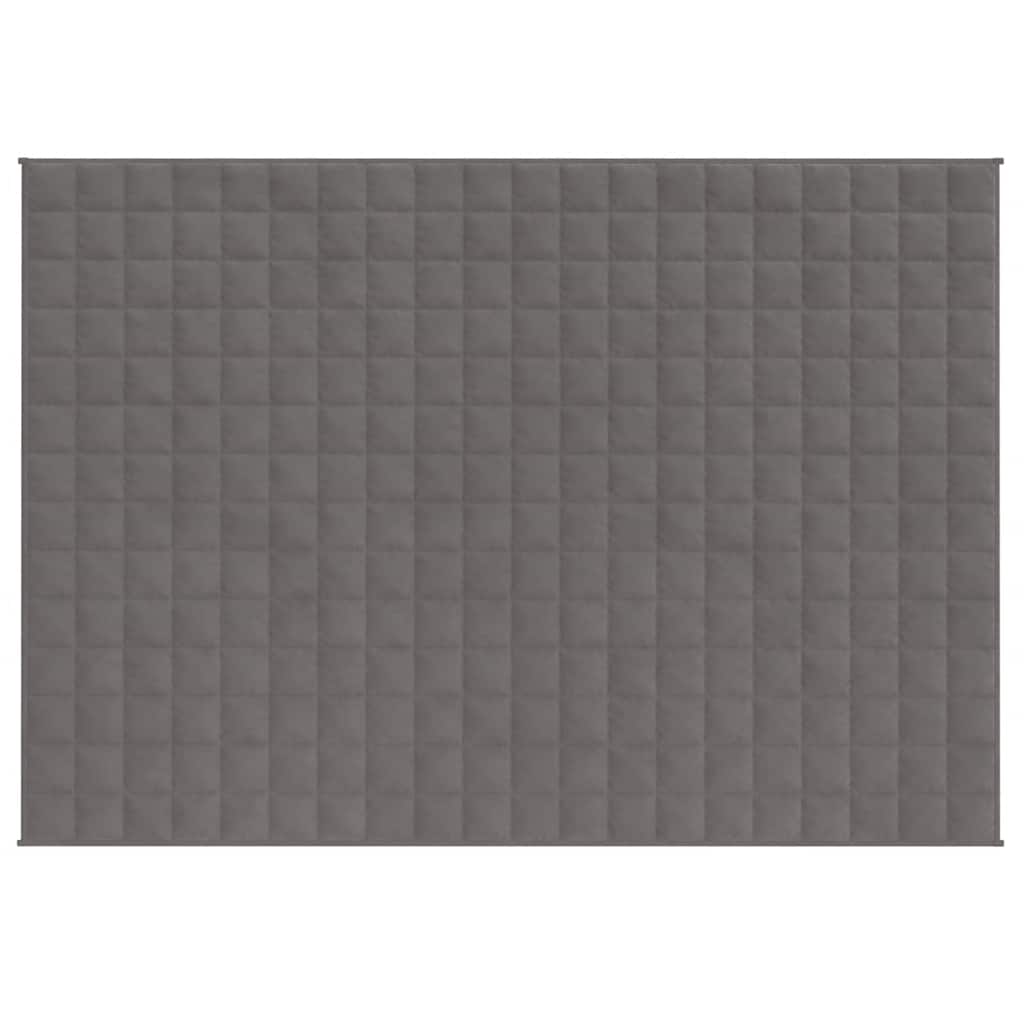 Gewichtsdecke Grau 150x200 cm 11 kg Stoff