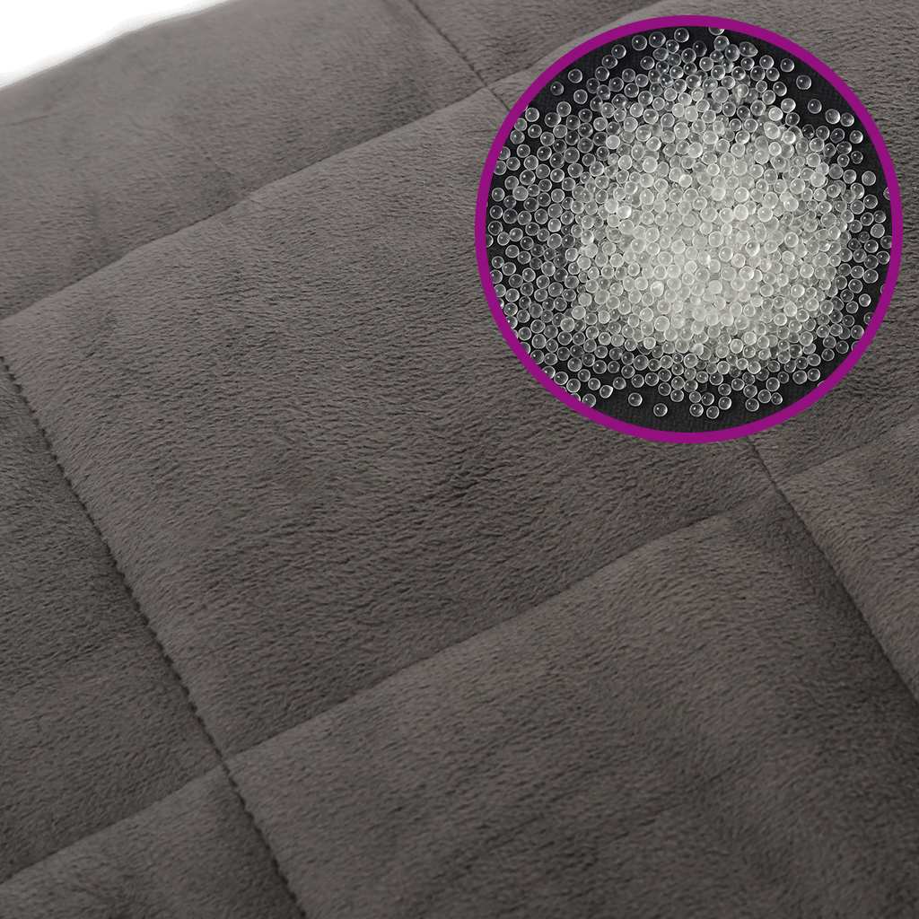 Gewichtsdecke Grau 150x200 cm 11 kg Stoff