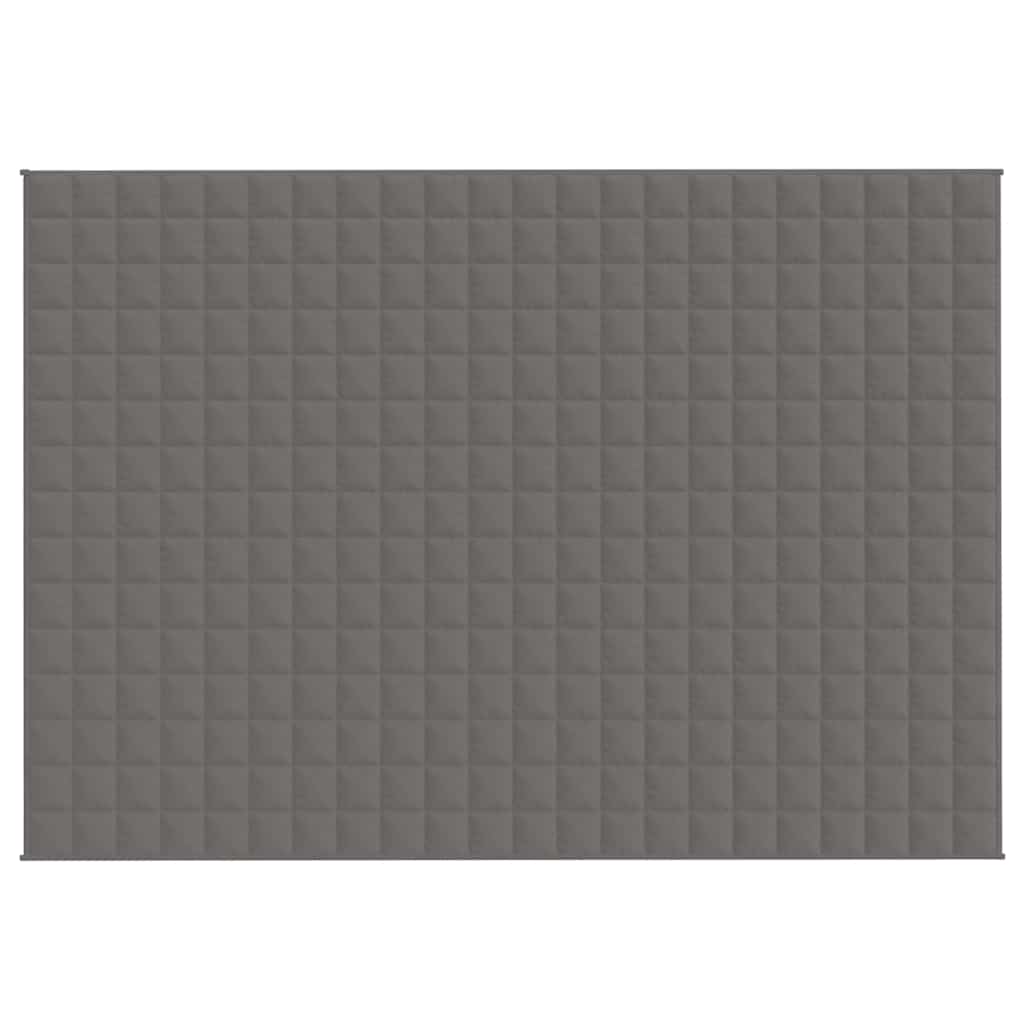 Gewichtsdecke Grau 155x220 cm 11 kg Stoff