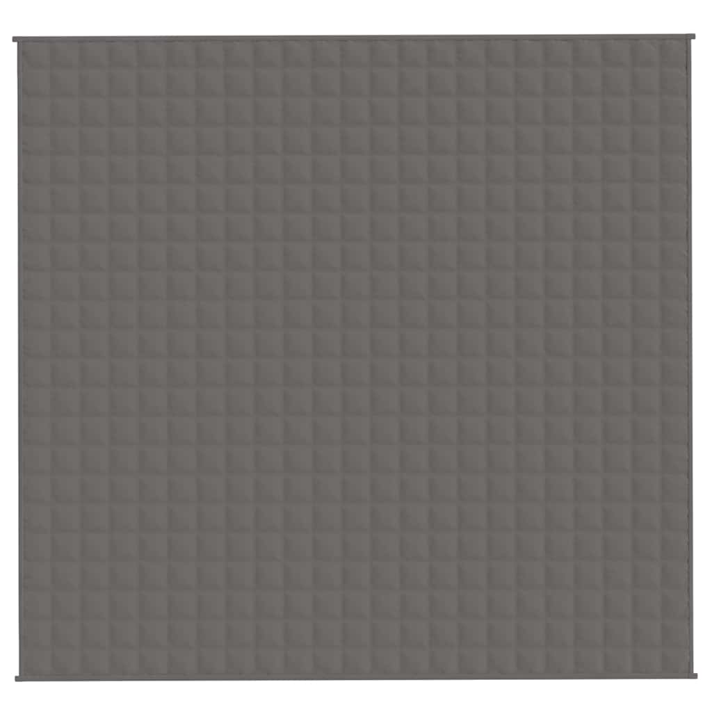 Gewichtsdecke Grau 220x235 cm 15 kg Stoff