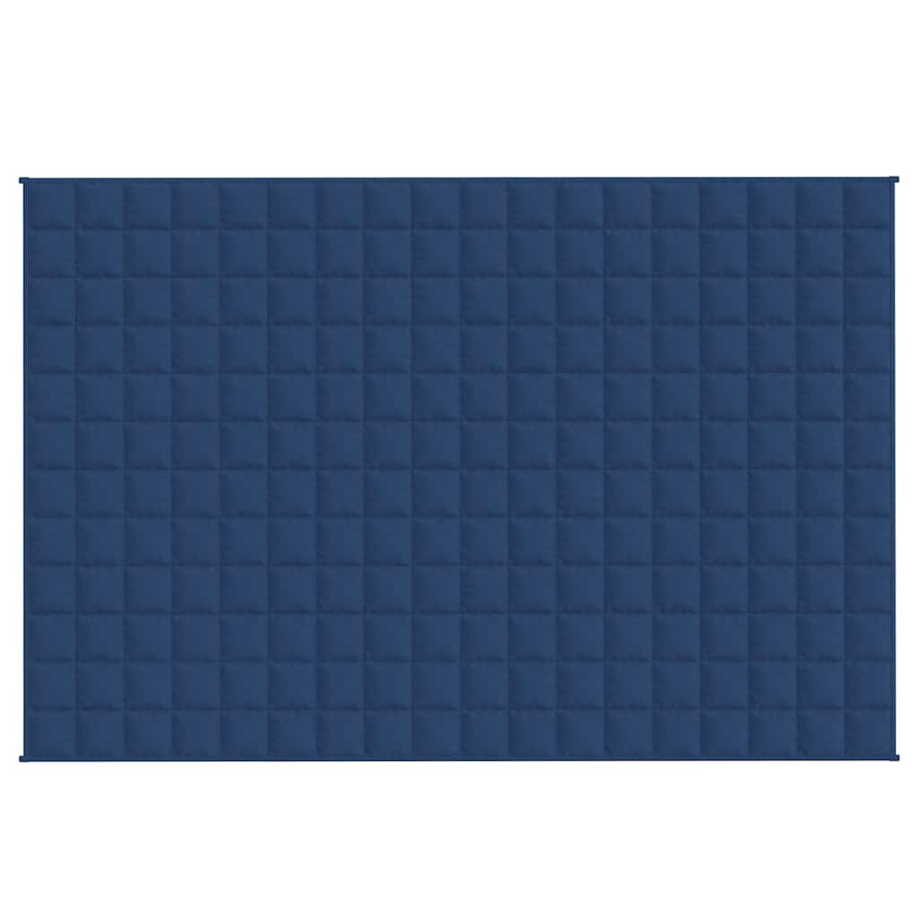 Gewichtsdecke Blau 120x180 cm 9 kg Stoff