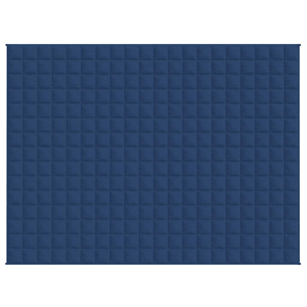 Gewichtsdecke Blau 150x200 cm 11 kg Stoff