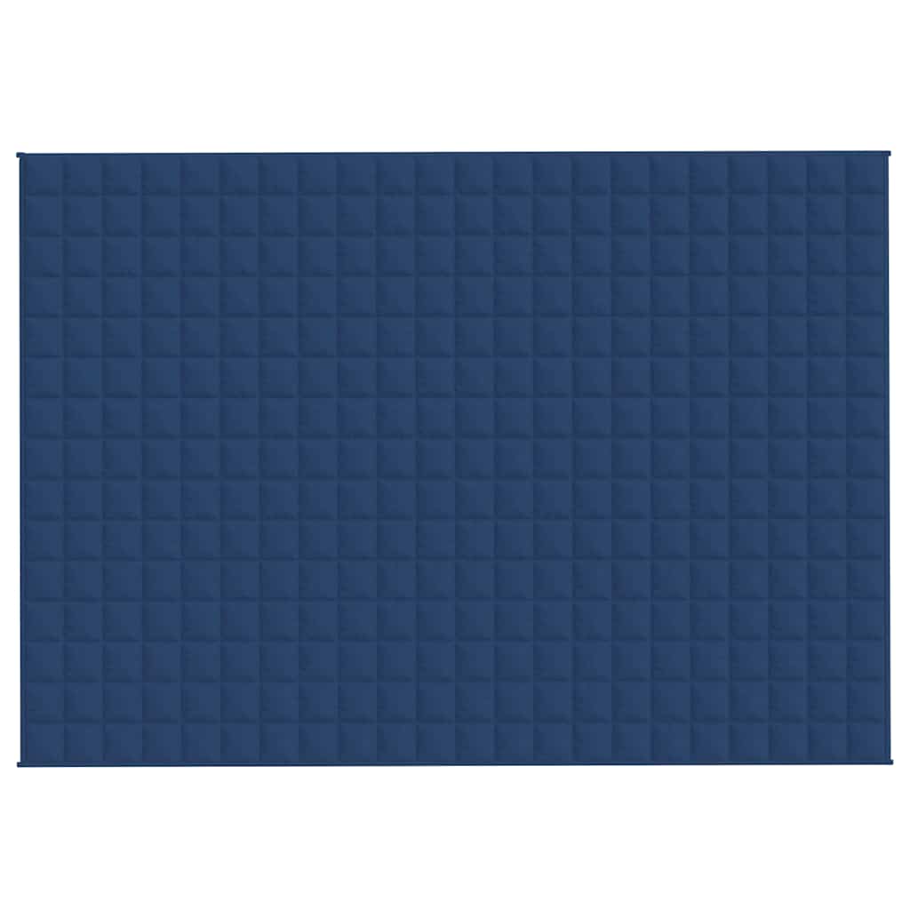 Gewichtsdecke Blau 155x220 cm 7 kg Stoff