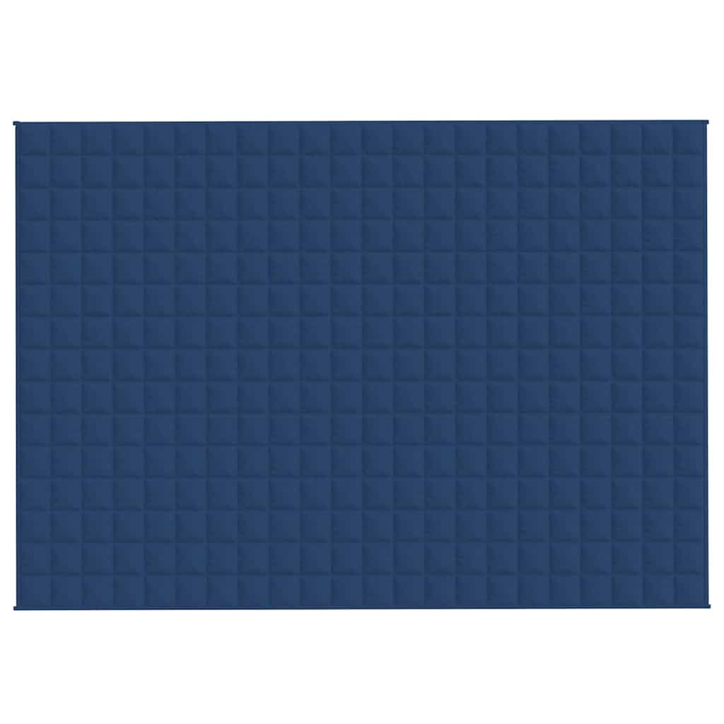 Gewichtsdecke Blau 155x220 cm 11 kg Stoff