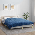 Gewichtsdecke Blau 200x200 cm 9 kg Stoff