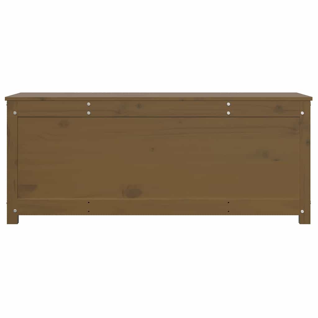 Truhe Honigbraun 110x50x45,5 cm Massivholz Kiefer