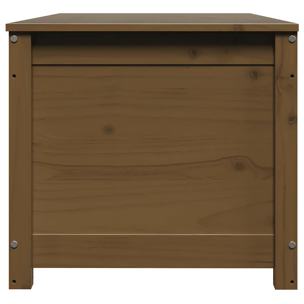 Truhe Honigbraun 110x50x45,5 cm Massivholz Kiefer