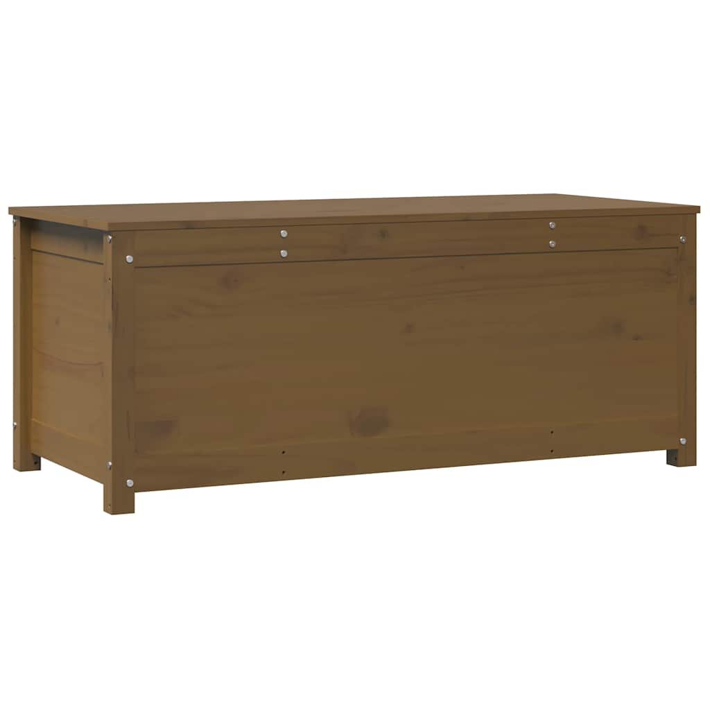 Truhe Honigbraun 110x50x45,5 cm Massivholz Kiefer