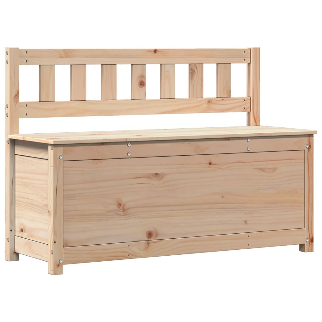Sitzbank 110x41x76,5 cm Massivholz Kiefer