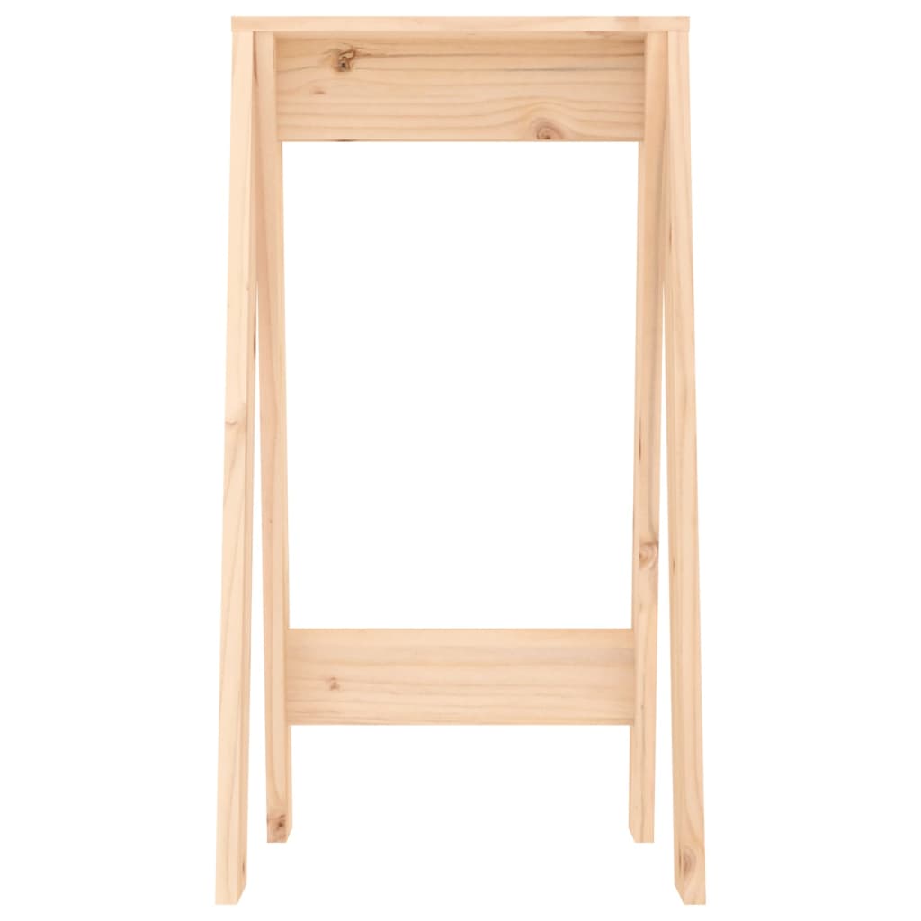 Hocker 2 Stk. 40x40x75 cm Massivholz Kiefer