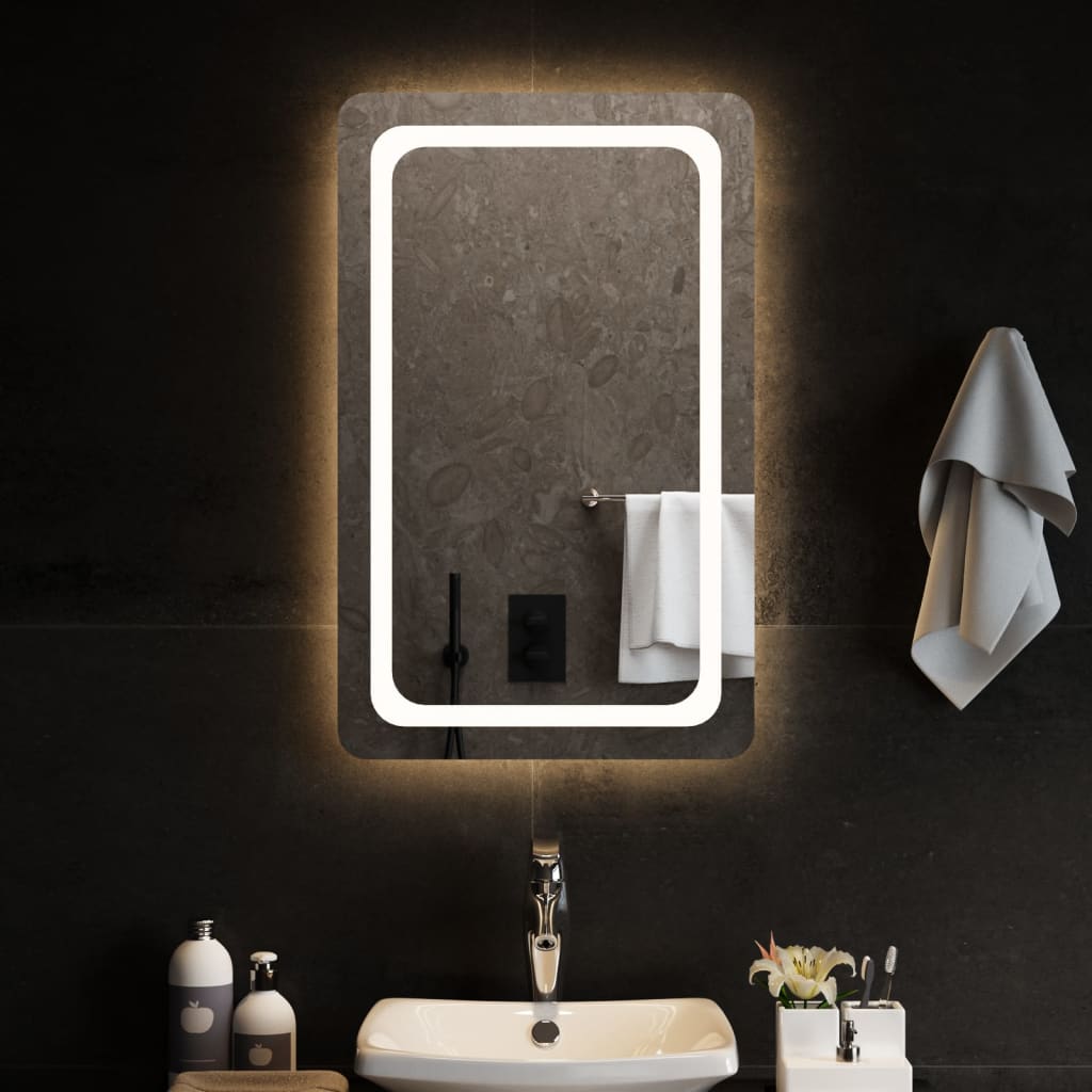 LED-Badspiegel 50x80 cm