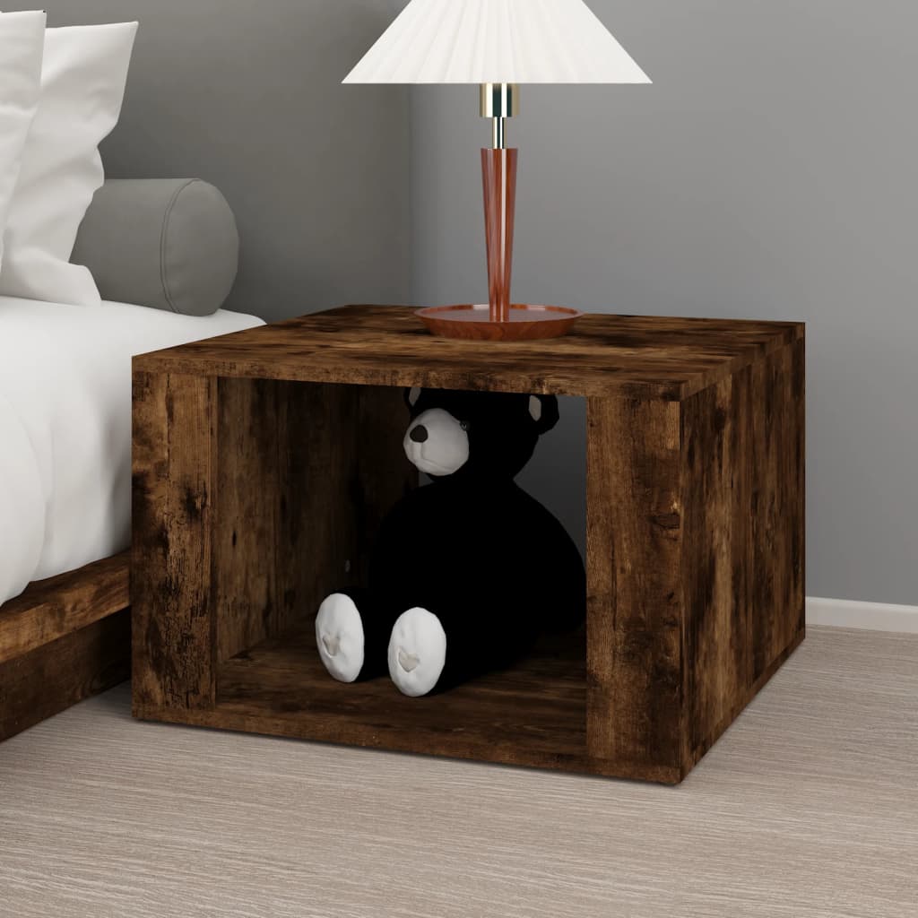 Nachttisch Räuchereiche 57x55x36 cm Holzwerkstoff