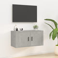 TV-Wandschrank Betongrau 80x34,5x40 cm