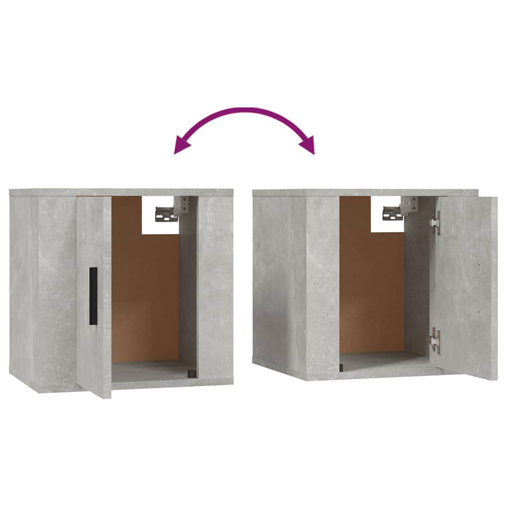 TV-Wandschrank Betongrau 40x34,5x40 cm