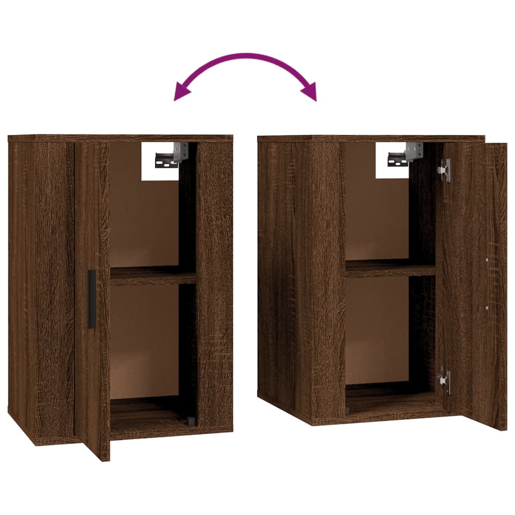 TV-Wandschrank Braun Eichen-Optik 40x34,5x60 cm