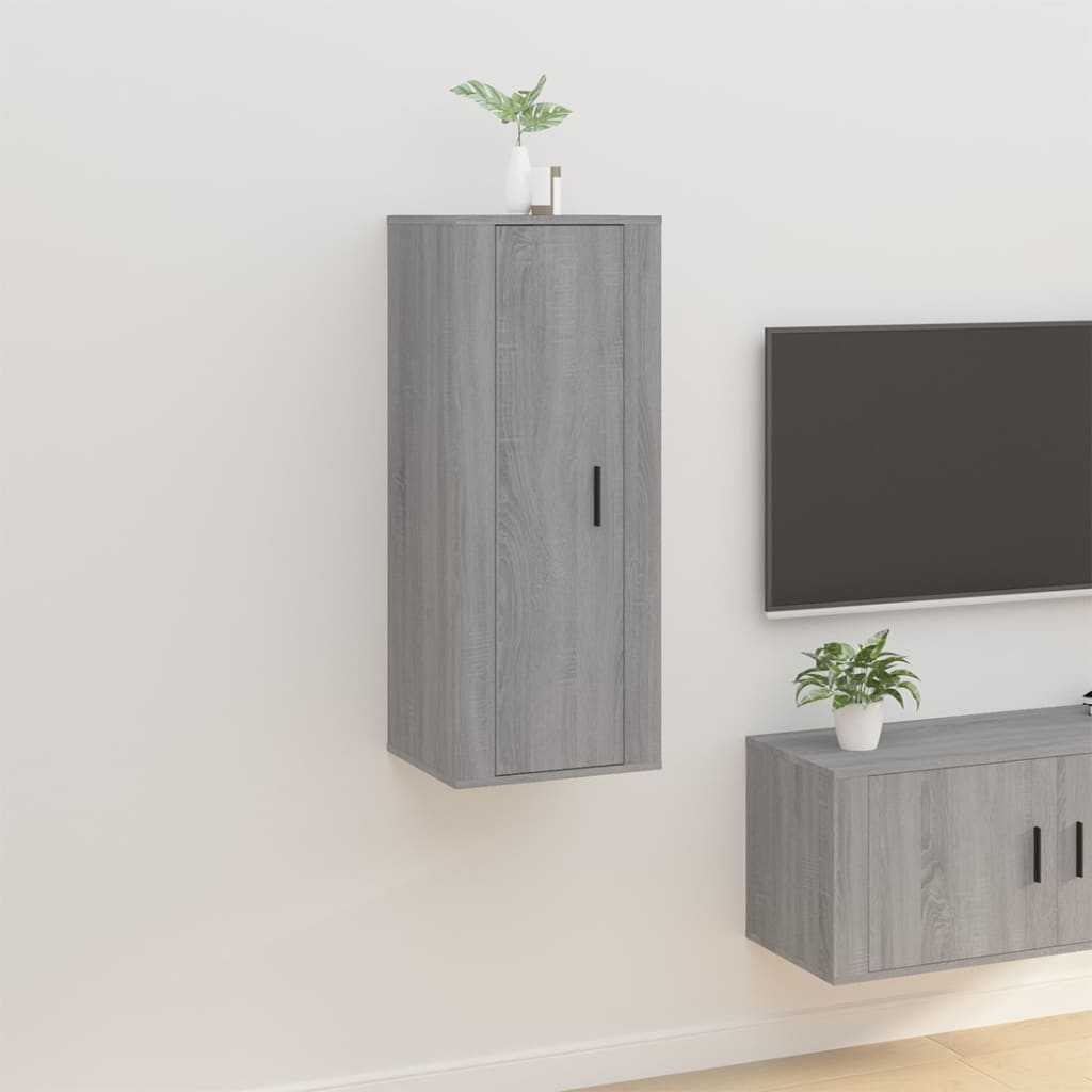 TV-Wandschrank Grau Sonoma 40x34,5x100 cm