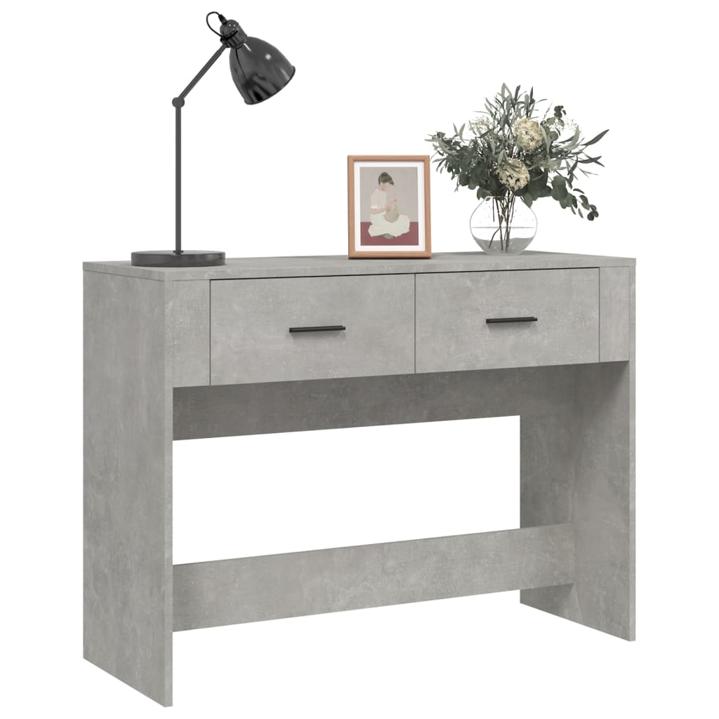 Konsolentisch Betongrau 100x39x75 cm Holzwerkstoff