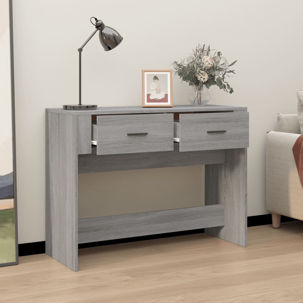 Konsolentisch Grau Sonoma 100x39x75 cm Holzwerkstoff