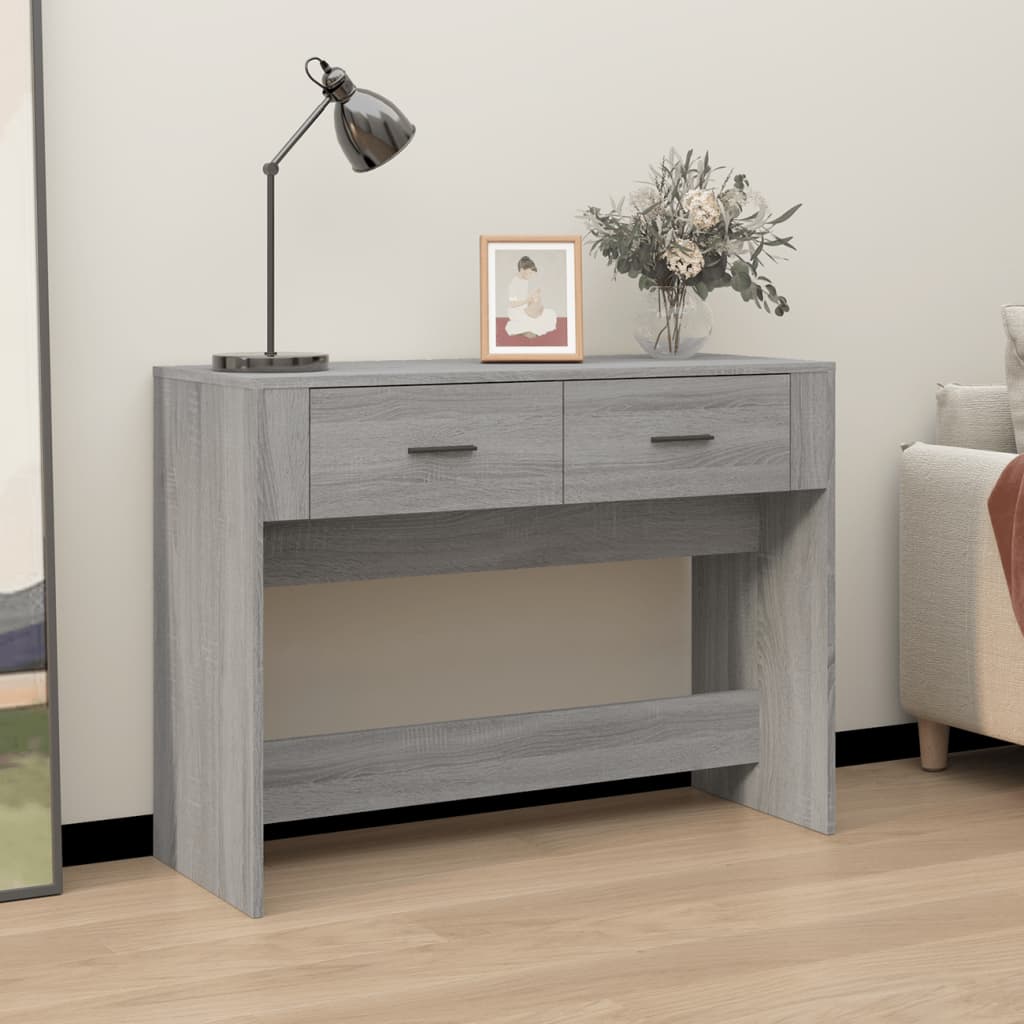 Konsolentisch Grau Sonoma 100x39x75 cm Holzwerkstoff
