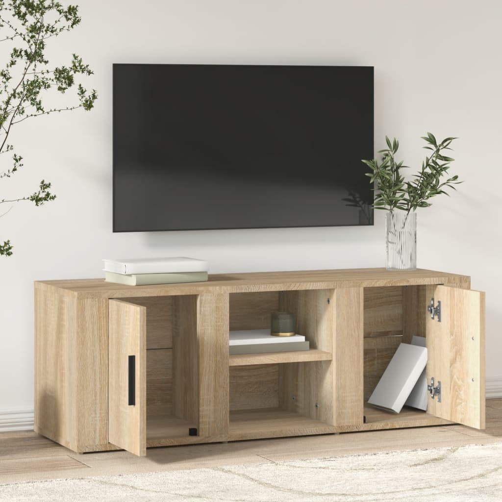 TV-Schrank Sonoma-Eiche 100x31,5x35 cm Holzwerkstoff