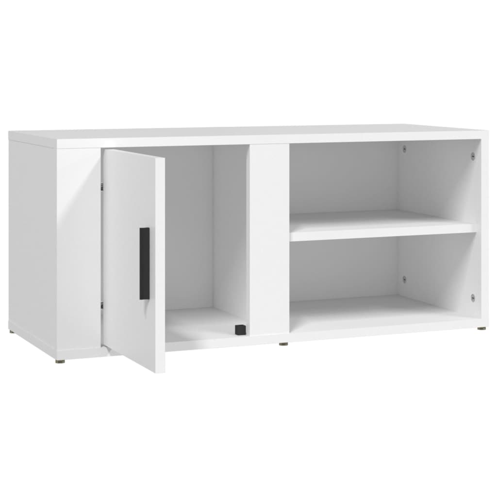 TV-Schränke 2 Stk. Weiß 80x31,5x36 cm Holzwerkstoff
