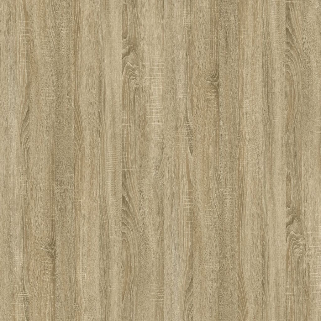 Nachttische 2 Stk. Sonoma-Eiche 50x46x50 cm Holzwerkstoff
