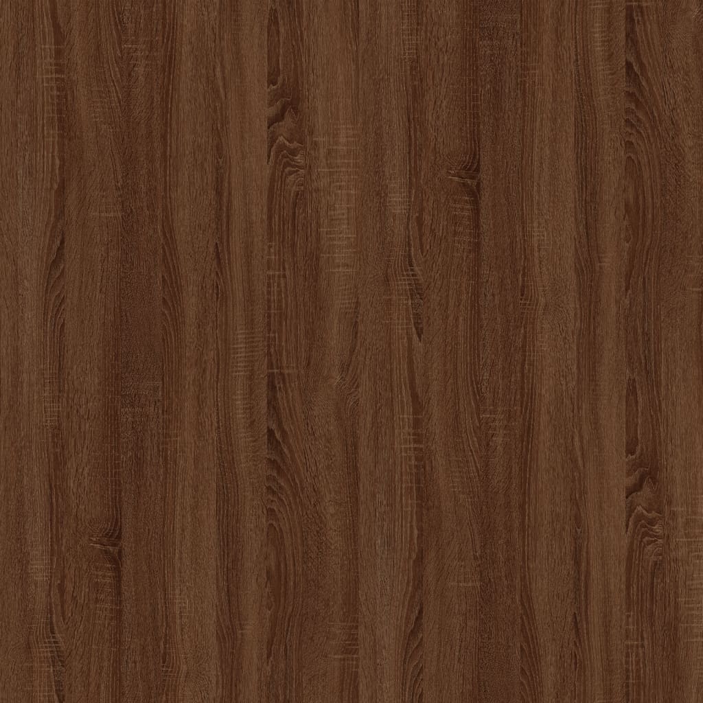 Nachttisch Braun Eichen-Optik 50x46x50 cm Holzwerkstoff