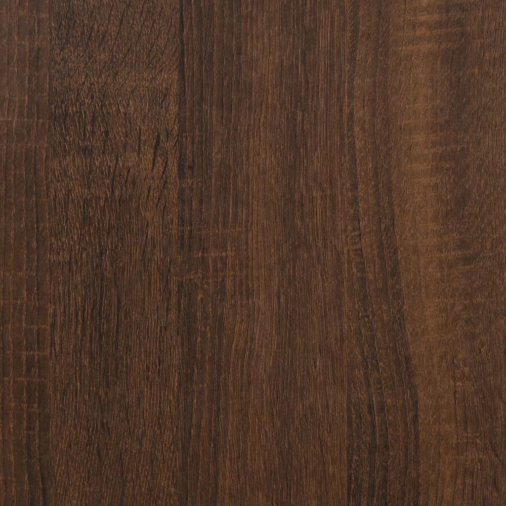 Beistelltische 2 Stk. Braun Eichen-Optik 50x46x50 cm