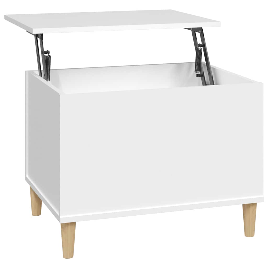 Couchtisch Weiß 60x44,5x45 cm Holzwerkstoff