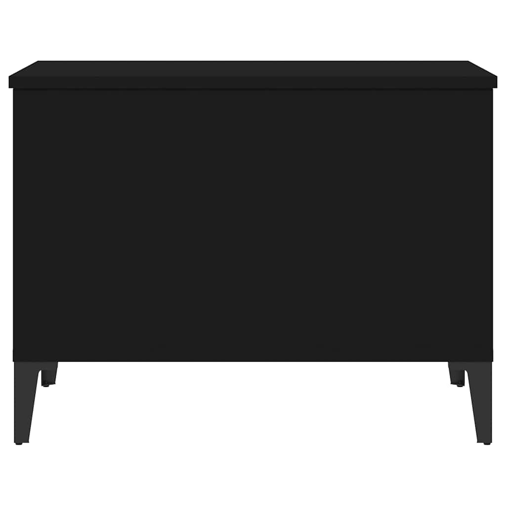 Couchtisch Schwarz 60x44,5x45 cm Holzwerkstoff